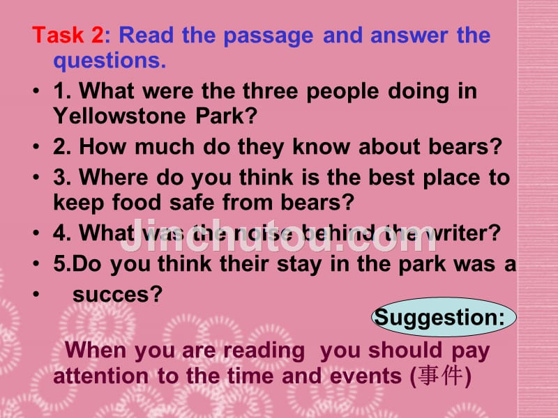 Module 5 Rules and suggestions Unit 2 You mustn’t move 课件 (外研版九年级下).ppt_第4页