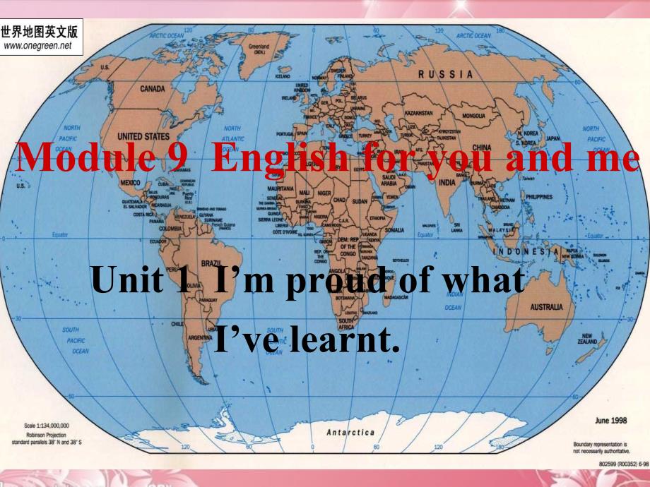 Module 9 English for you and me Unit 1 I’m proud of what I’ve learnt. 课件 (外研版九年级下).ppt_第1页