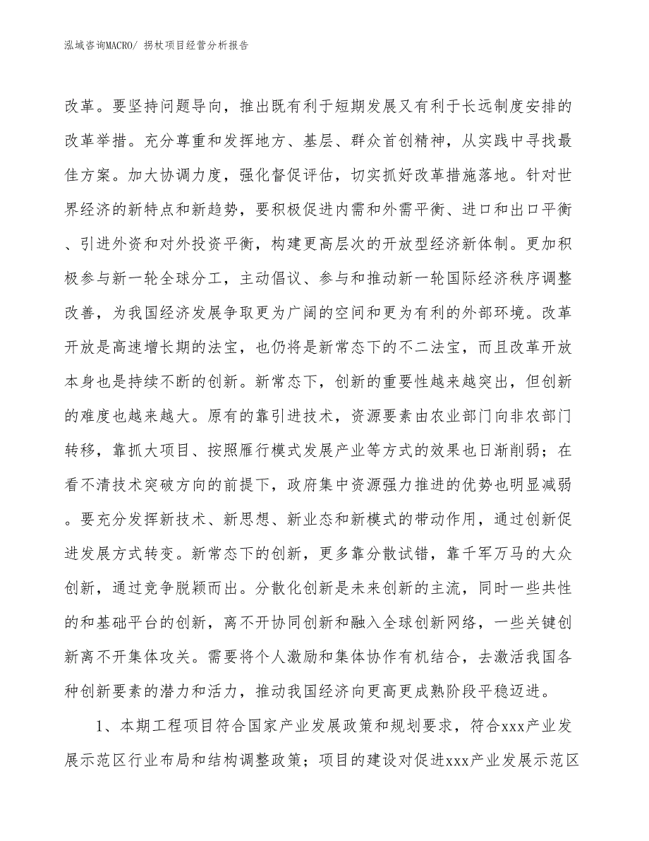 拐杖项目经营分析报告_第4页