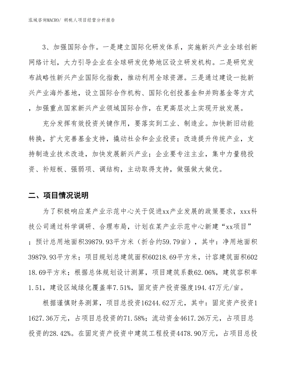 胡桃人项目经营分析报告_第2页