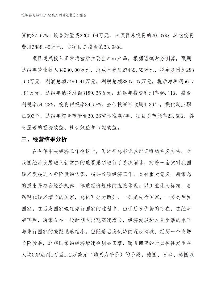 胡桃人项目经营分析报告_第3页