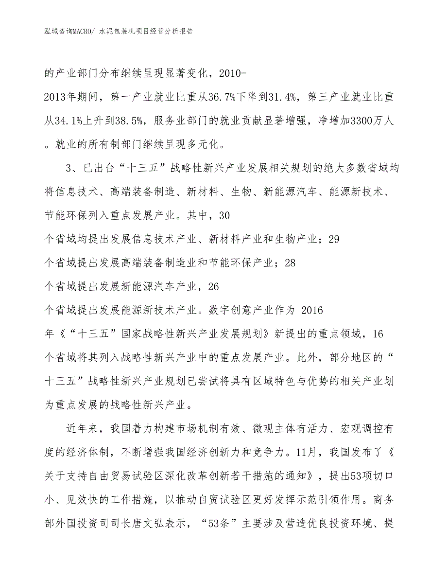 水泥包装机项目经营分析报告_第2页