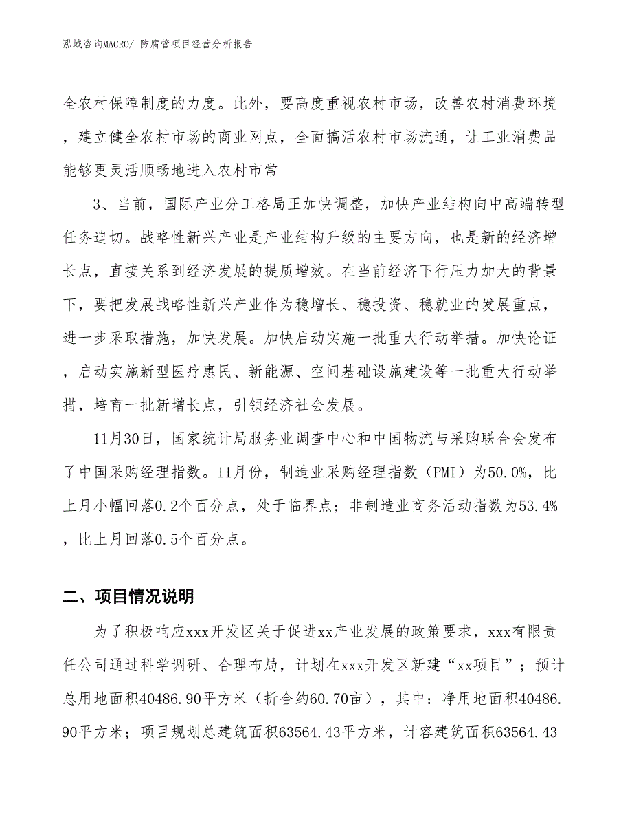 防腐管项目经营分析报告_第2页