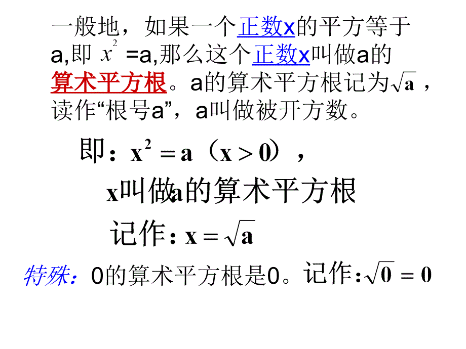 人教版七年级下册数学公开课《平方根课件》_第3页