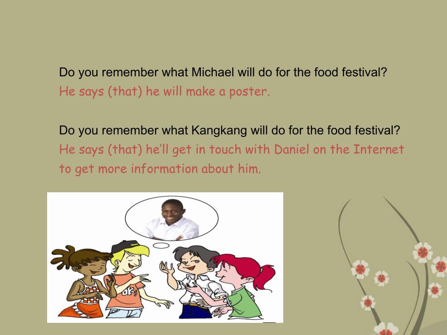 Unit 7 Topic 1 May I invite you to our food festival？Section B课件( 仁爱版八年级下).ppt_第2页