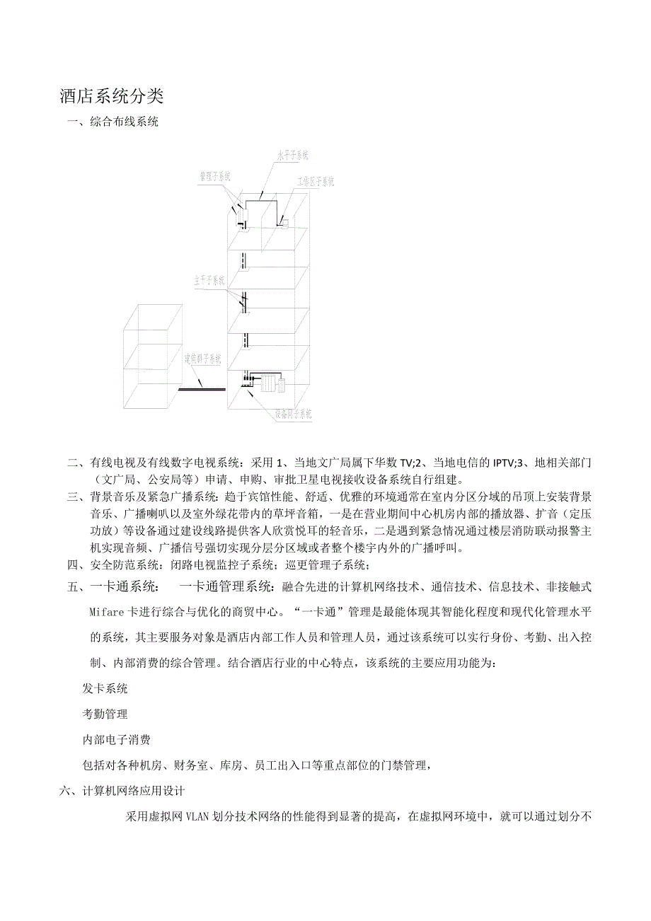 酒店弱电系统分类.docx_第1页