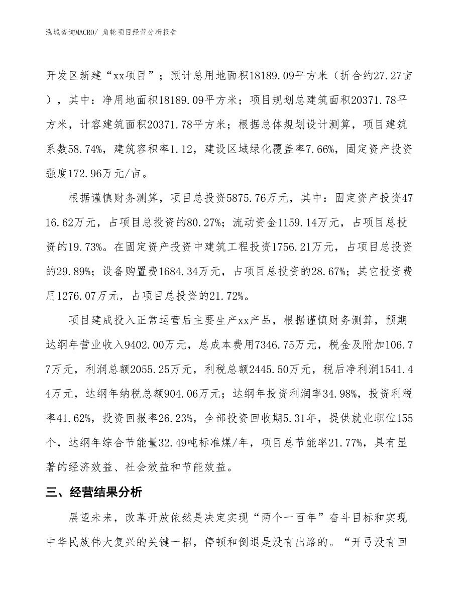 角轮项目经营分析报告_第3页