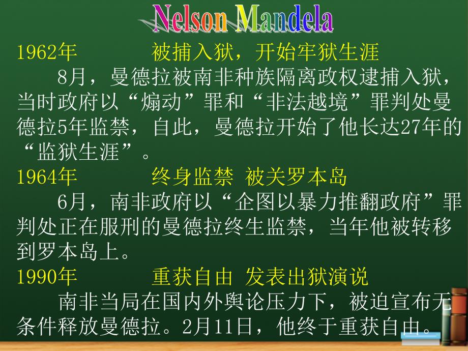 Module 7 Unit 3 Language in use Nelson Mandela 课件（外研版七年级下）.ppt_第3页