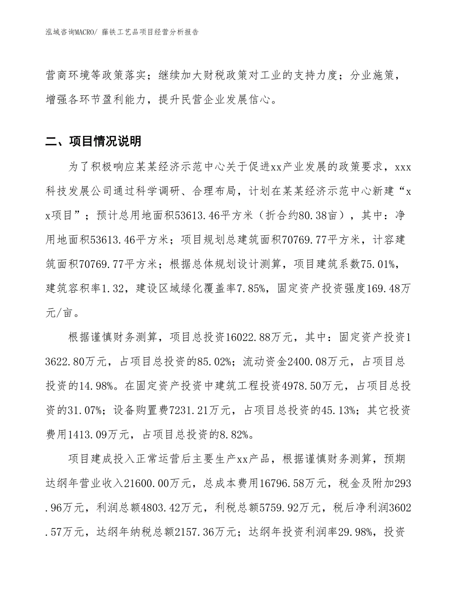藤铁工艺品项目经营分析报告_第3页