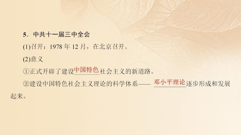 2018-2019学年高中历史专题420世纪以来重大思想理论成果3建设特色社会主义理论课件人民版必修_第5页