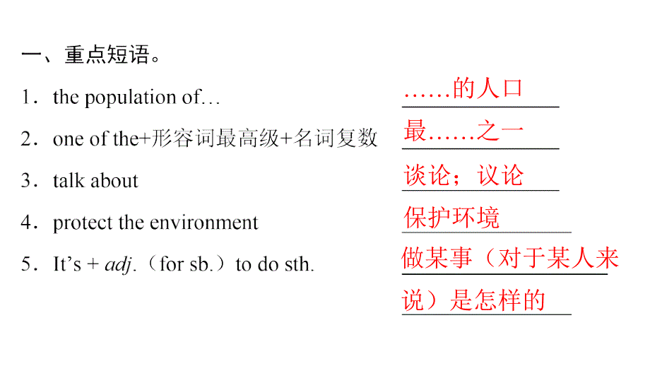 2018学年八年级英语下册unit7what’sthehighestmountainintheworld重点短语和句型课件新版人教新目标版_第2页