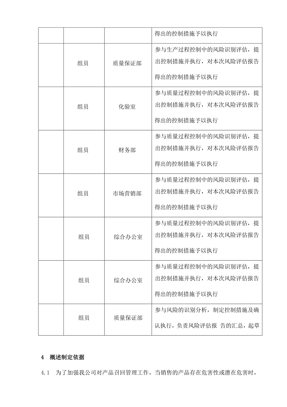 GMP -产品模拟召回风险评估报告_第4页