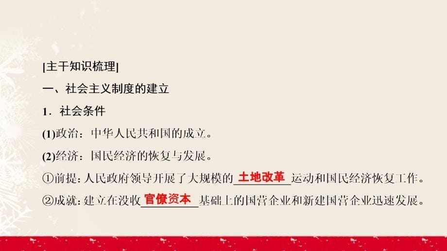 2018-2019学年高中历史 专题3 中国社会主义建设道路的探索 3.1 社会主义建设在探索中曲折发展课件 人民版必修2_第5页