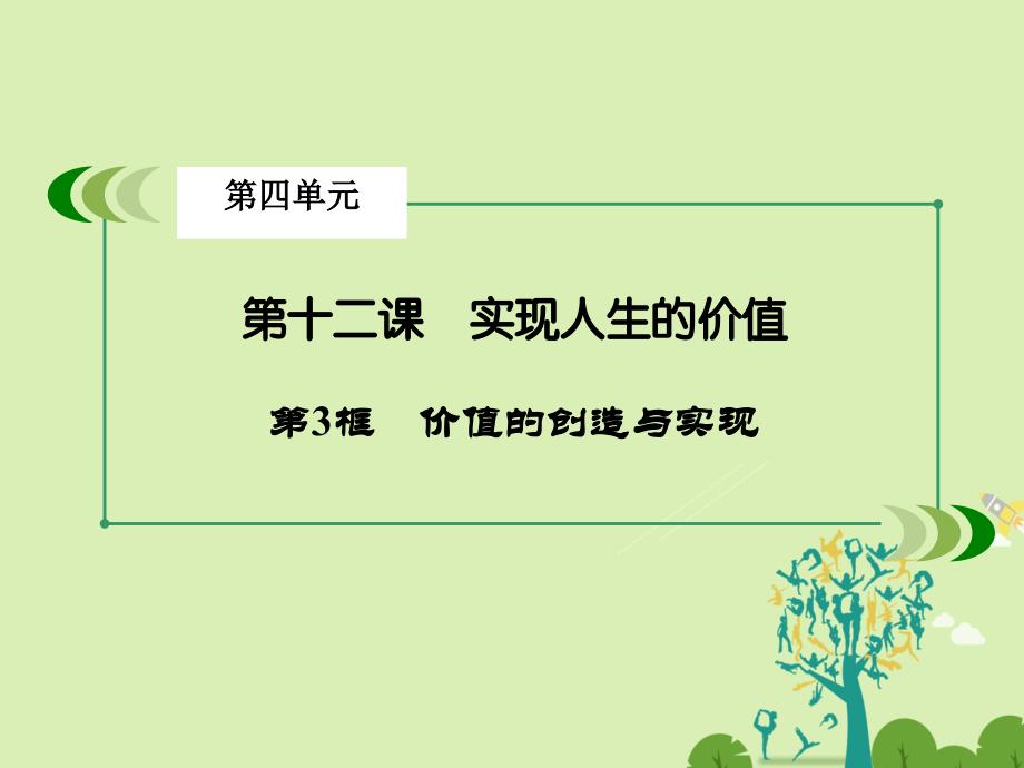 2018-2019学年高中政治 第四单元 认识社会与价值选择 第12课 实现人生的价值 第3框 价值的创造与实现课件 新人教版必修4_第3页