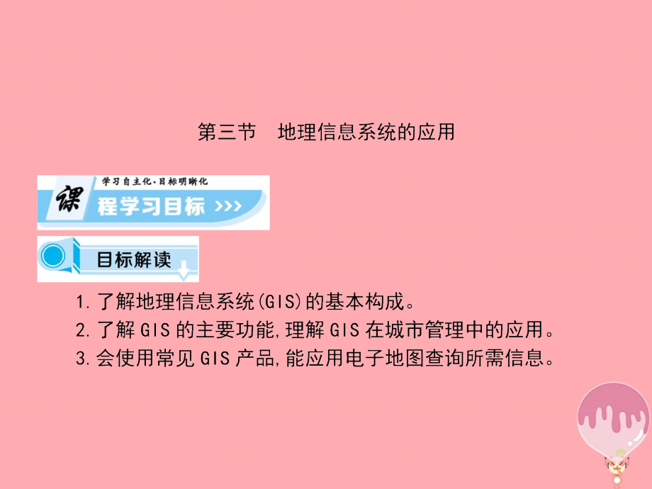 2018-2019学年高中地理第三章地理信息技术的应用第3节地理信息系统的应用课件中图版必修_第1页