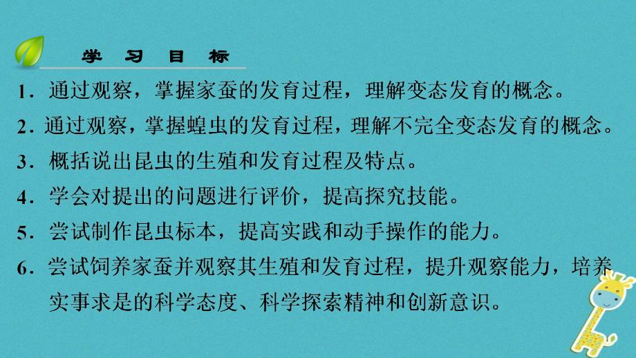 深圳专用2018八年级生物下册第七单元第一章第二节昆虫的生殖和发育课件(新版)新人教版_第3页