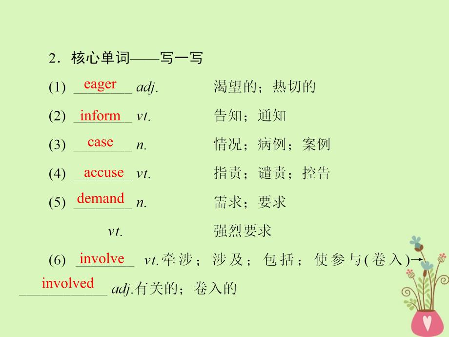 2018版高考英语大一轮复习第1部分模块复习方略unit4makingthenews课件新人教版必修_第3页