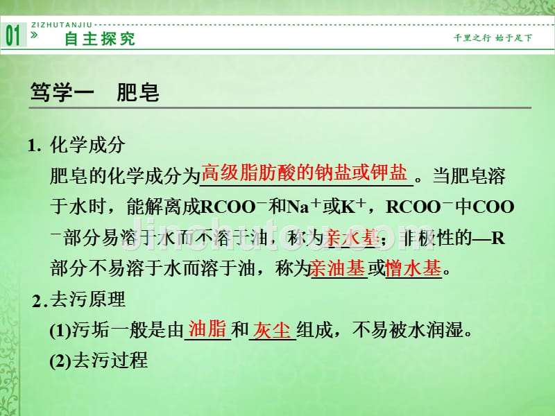 2018-2019学年高中化学 4.2表面活性剂 精细化学品课件 新人教版选修2_第3页