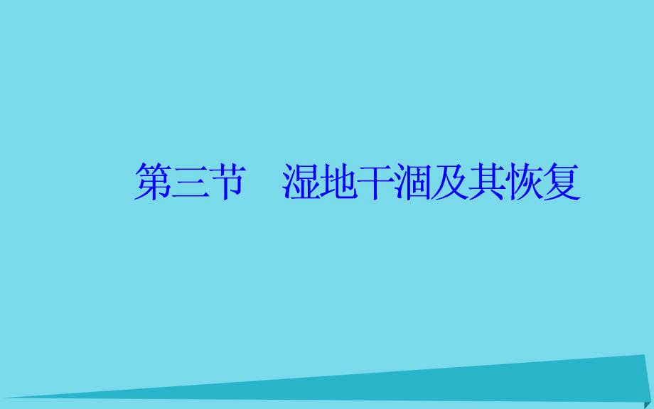 2018-2019年高中地理第四章生态环境保护第三节湿地干涸及其恢复课件新人教版选修_第2页