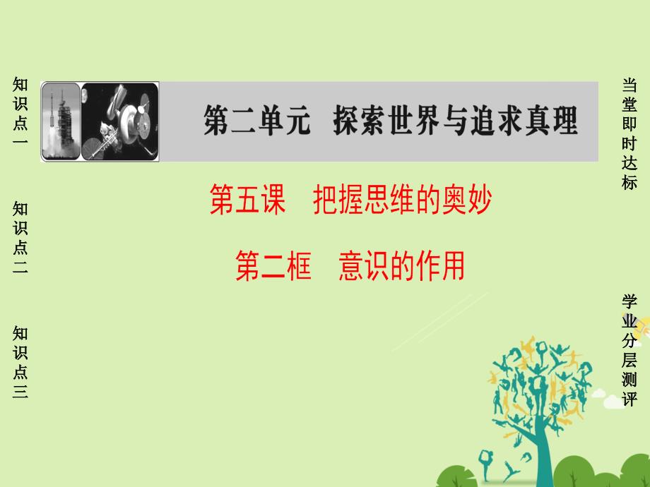 2018-2019学年高中政治第2单元探索世界与追求真理第5课把握思维的奥妙第2框意识的作用课件新人教版_第1页