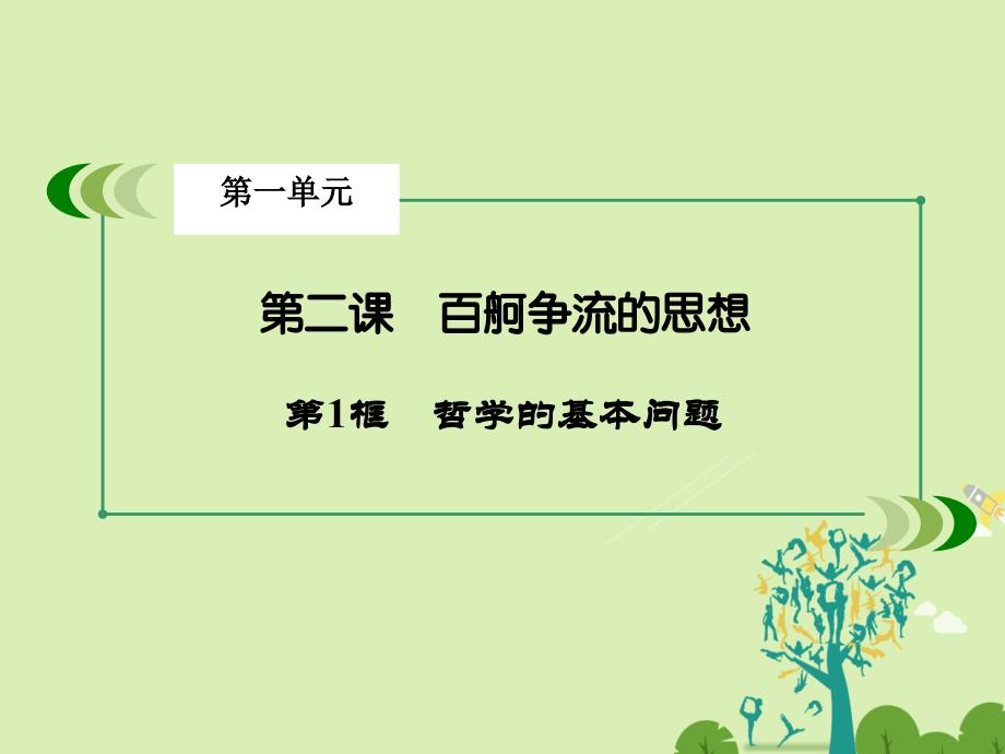 2018-2019学年高中政治 第一单元 生活智慧与时代精神 第2课 百舸争流的思想 第1框 哲学的基本问题课件 新人教版必修4_第3页