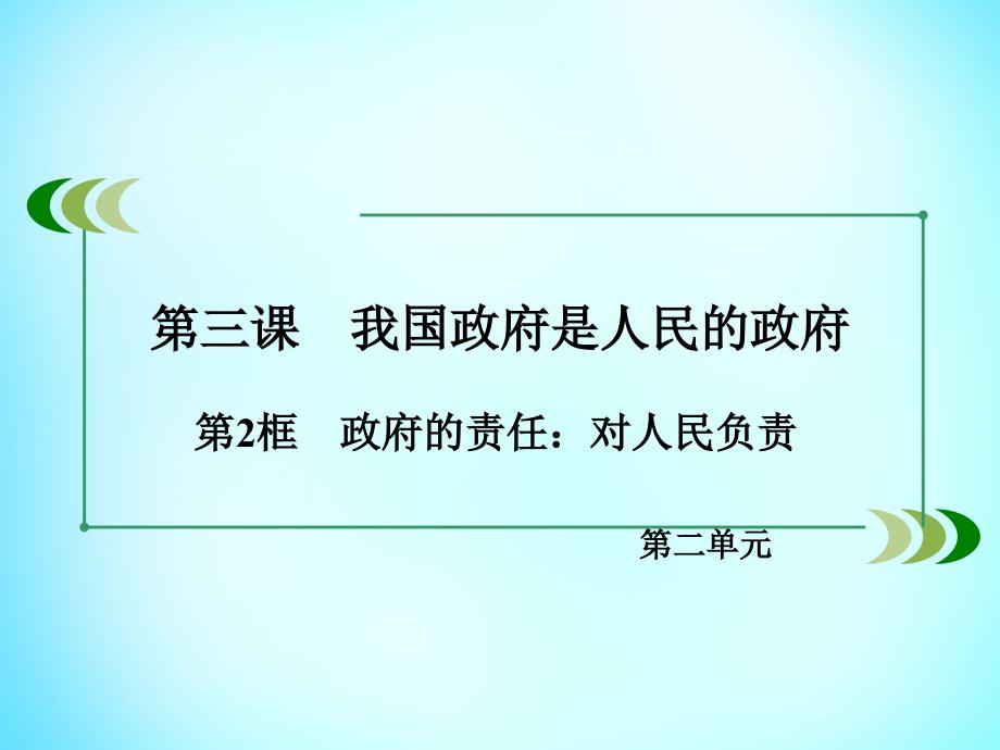 2018-2019学年高中政治 第二单元 第3课 第2框 政府的责任 对人民负责课件 新人教版必修2_第3页