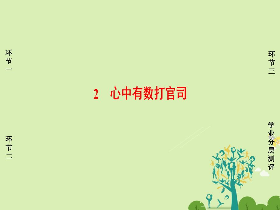 2018-2019学年高中政治 专题6 法律救济 2 心中有数打官司课件 新人教版选修5_第1页