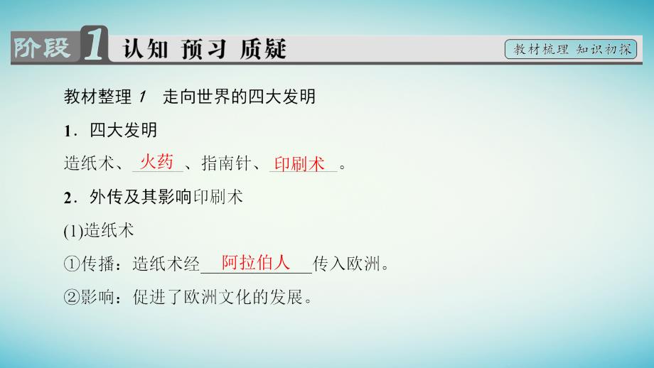 2018-2019学年高中历史第2单元古代中国的科技与文化第4课“发明和发现的国度”课件北师大版必修_第3页