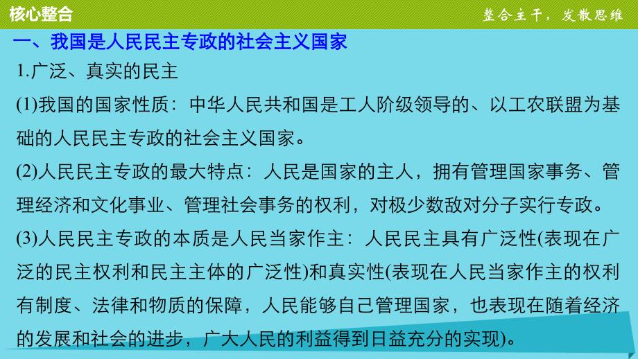 2018-2019学年高中政治 第一单元  公民的政治生活单元总结课件 新人教版必修2_第4页