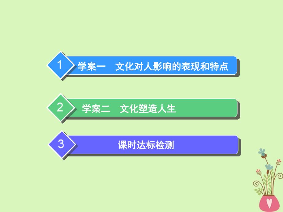 2019届高考政治一轮总复习a版第一单元文化与生活第二课文化对人的影响课件新人教版必修_第4页