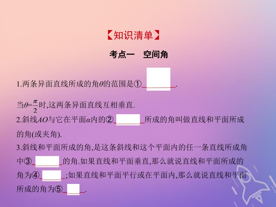 浙江专版2019版高考数学一轮复习第八章立体几何8.5空间向量及其应用课件_第2页