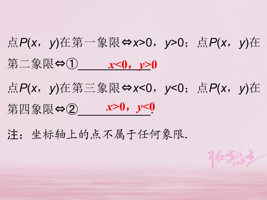 江西省2018年中考数学总复习第1部分基础过关第三单元函数课时9平面直角坐标系与函数课件_第4页