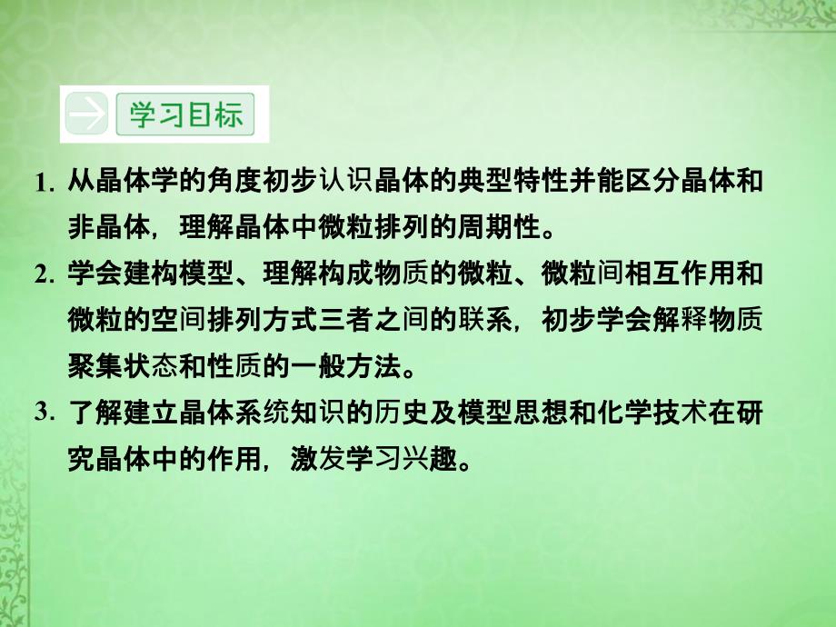 2018-2019学年高中化学 3.1认识晶体课件 鲁科版选修3_第4页