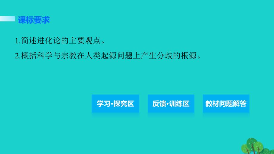 2018-2019学年高中历史 专题七 近代以来科学技术的辉煌 2 追寻生命的起源课件 人民版必修3_第2页