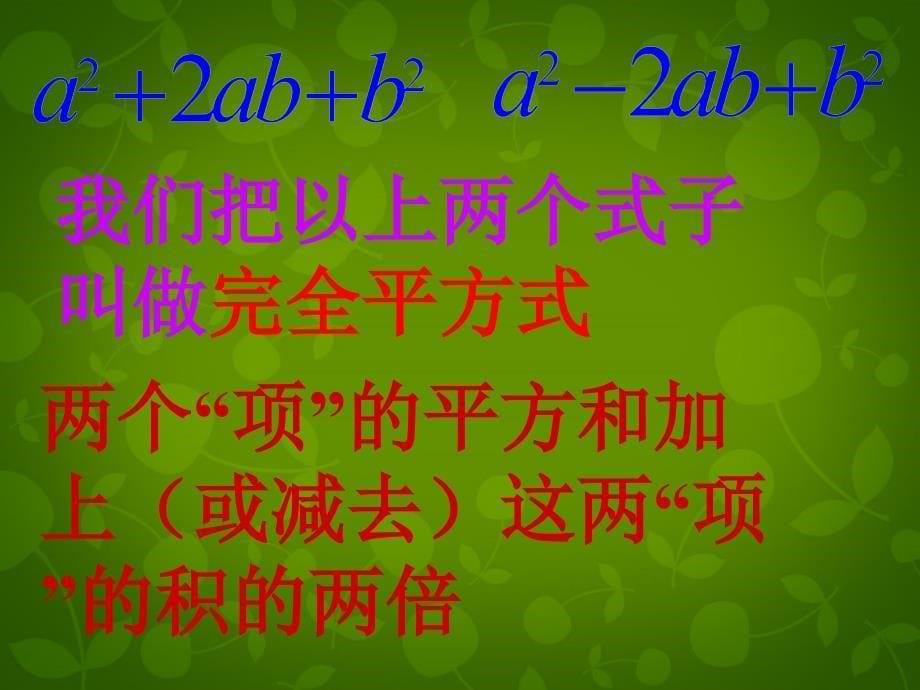 江苏省句容市后白中学七年级数学下册 9.5 多项式的因式分解课件3 （新版）苏科版_第5页