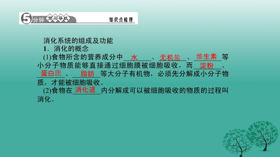 2018春七年级生物下册第二章第二节消化和吸收第1课时食物的消化课件新版新人教版_第2页