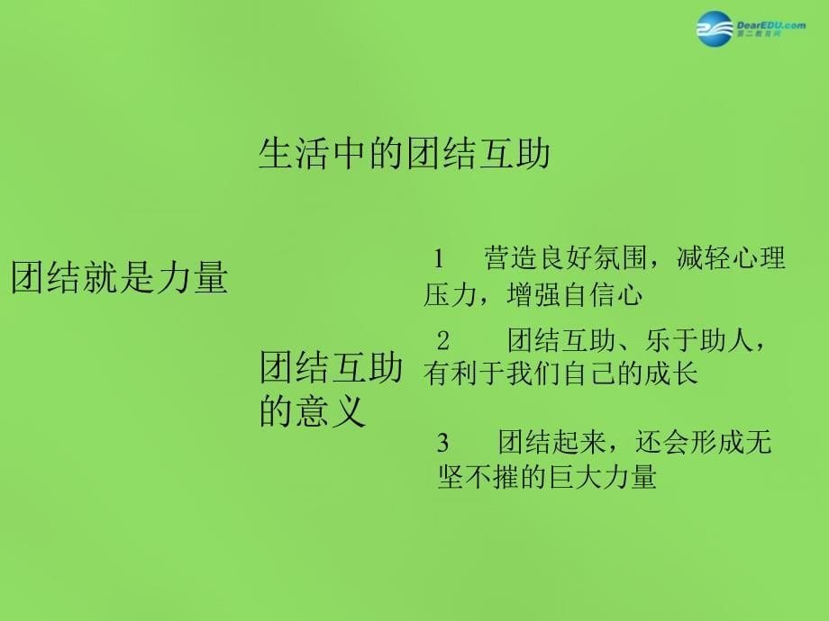 七年级政治下册 第12课 第一框 让我们携手前进课件 北师大版_第5页