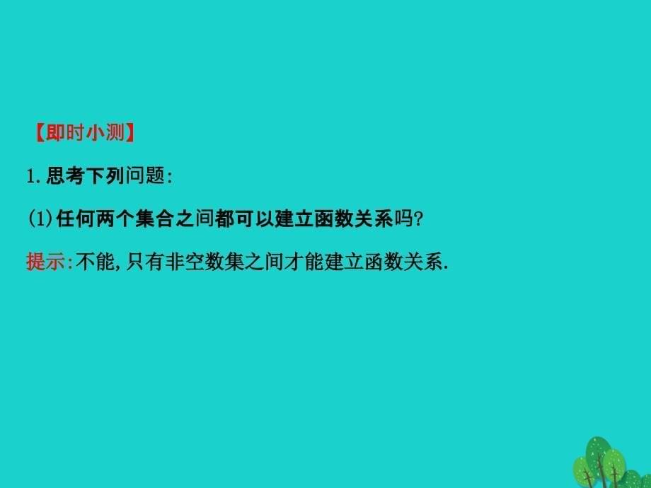 2018高中数学 精讲优练课型 第一章 集合与函数的概念 1.2.1 函数的概念 第1课时　函数的概念课件 新人教版必修1_第5页