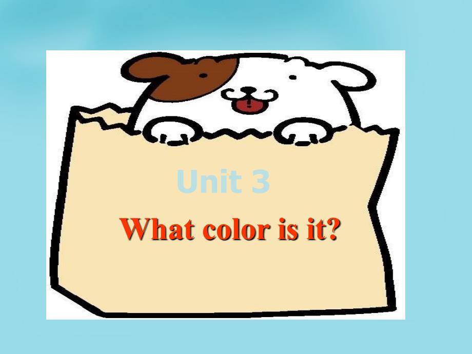 湖北省武汉市第六十三中学七年级英语上册 starters unit 3 what color is it课件1 （新版）人教新目标版_第1页