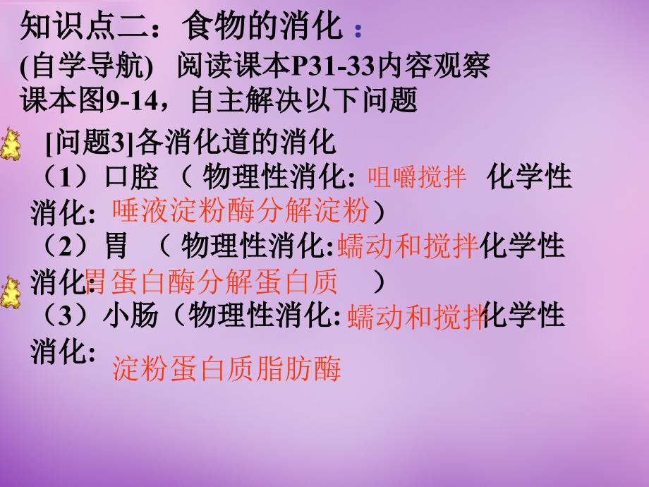 甘肃省七年级生物下册 9.2 人体的消化与吸收课件2 苏教版_第4页