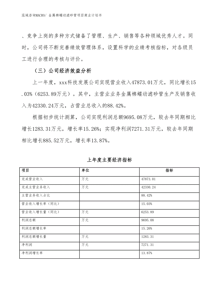 （创业）金属棉蠕动滤砂管项目商业计划书_第3页