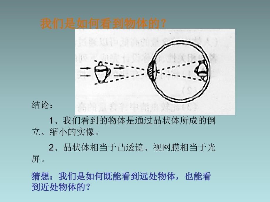 【沪科版】物理八年级：4.6《神奇的眼睛》ppt【沪科版】物理八年级：4.6《神奇的眼睛》ppt课件_第5页