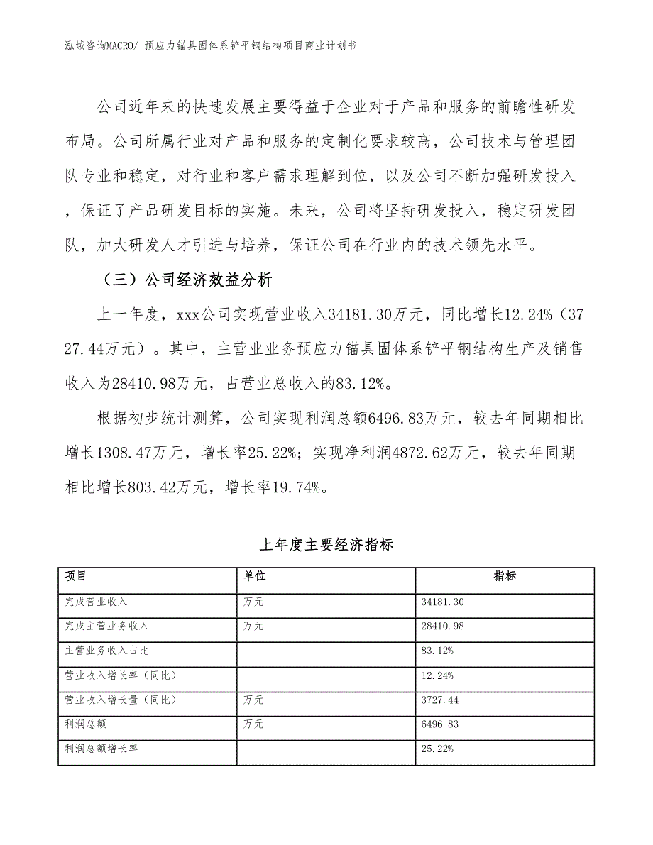 （融资）预应力锚具固体系铲平钢结构项目商业计划书_第3页