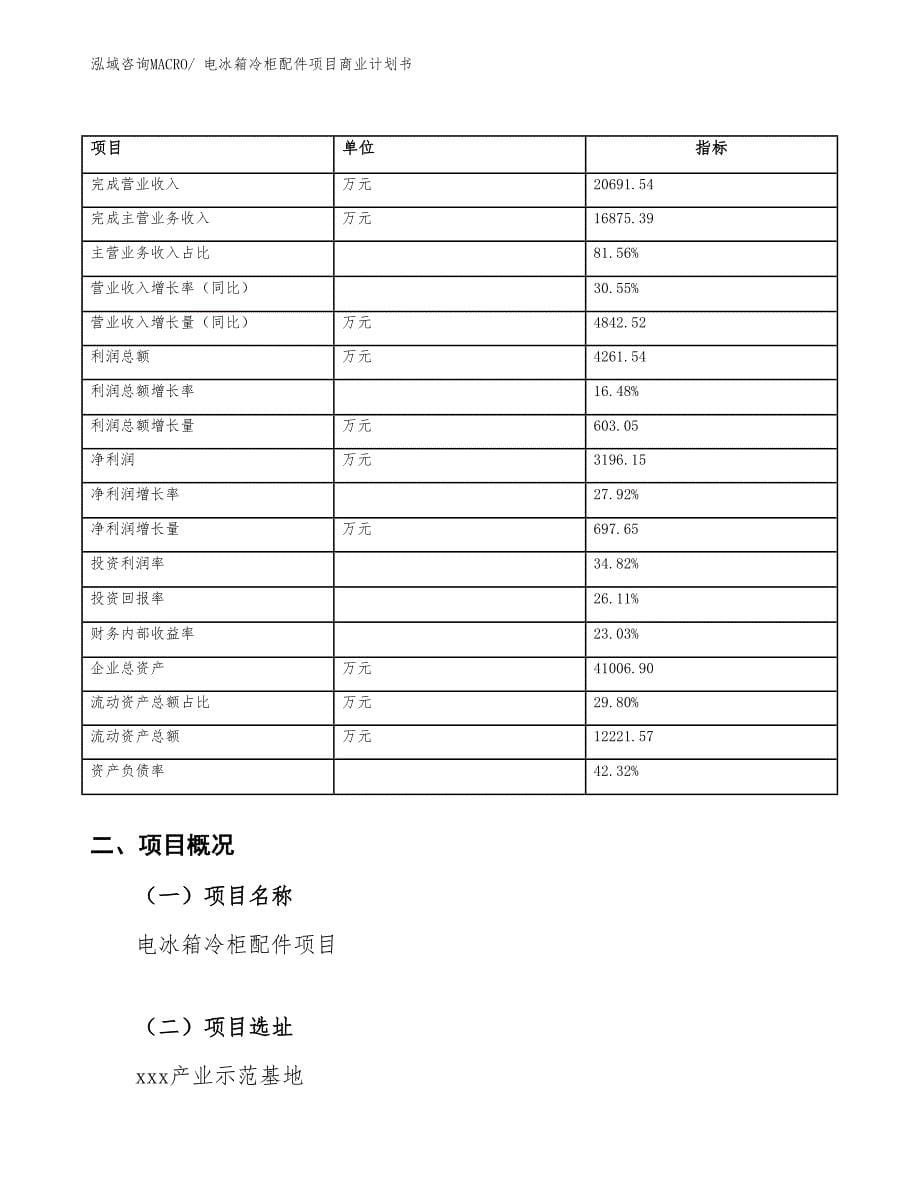 （融资）电冰箱冷柜配件项目商业计划书_第5页