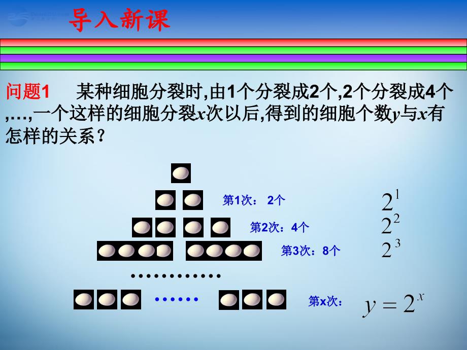 河南省长垣县第十中学高中数学 2.1.2 指数函数的概念课件 新人教a版必修1 _第2页