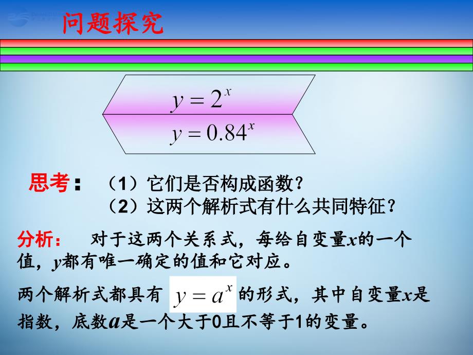 河南省长垣县第十中学高中数学 2.1.2 指数函数的概念课件 新人教a版必修1 _第4页