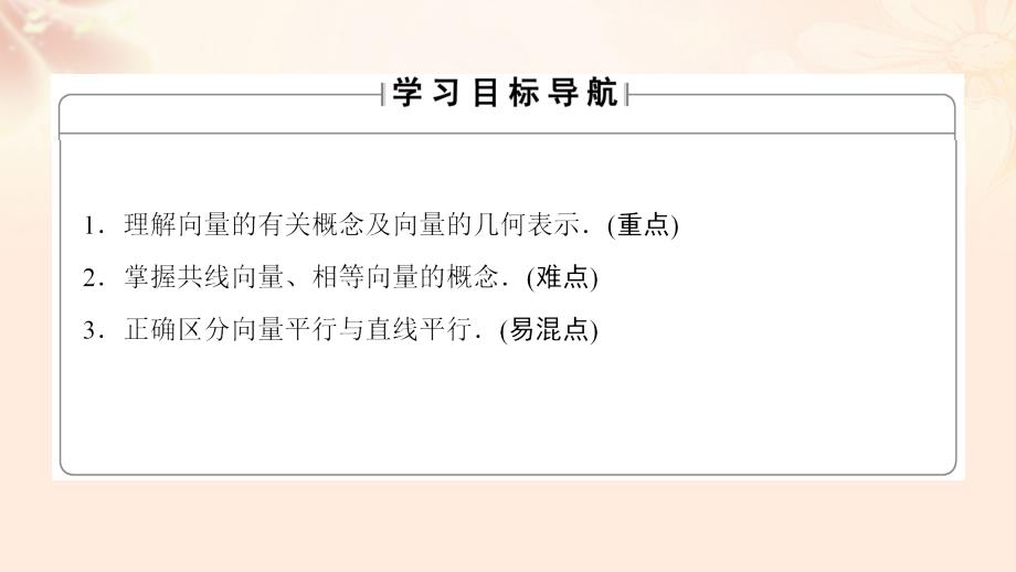 2018-2019学年高中数学 第2章 平面向量 1 从位移、速度、力到向量课件 北师大版必修4_第2页