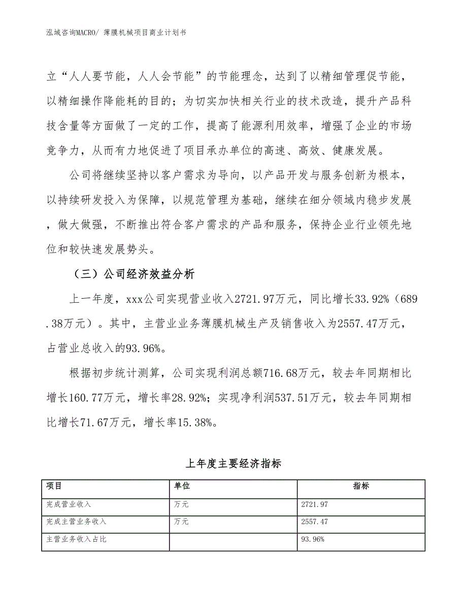 （项目说明）薄膜机械项目商业计划书_第4页