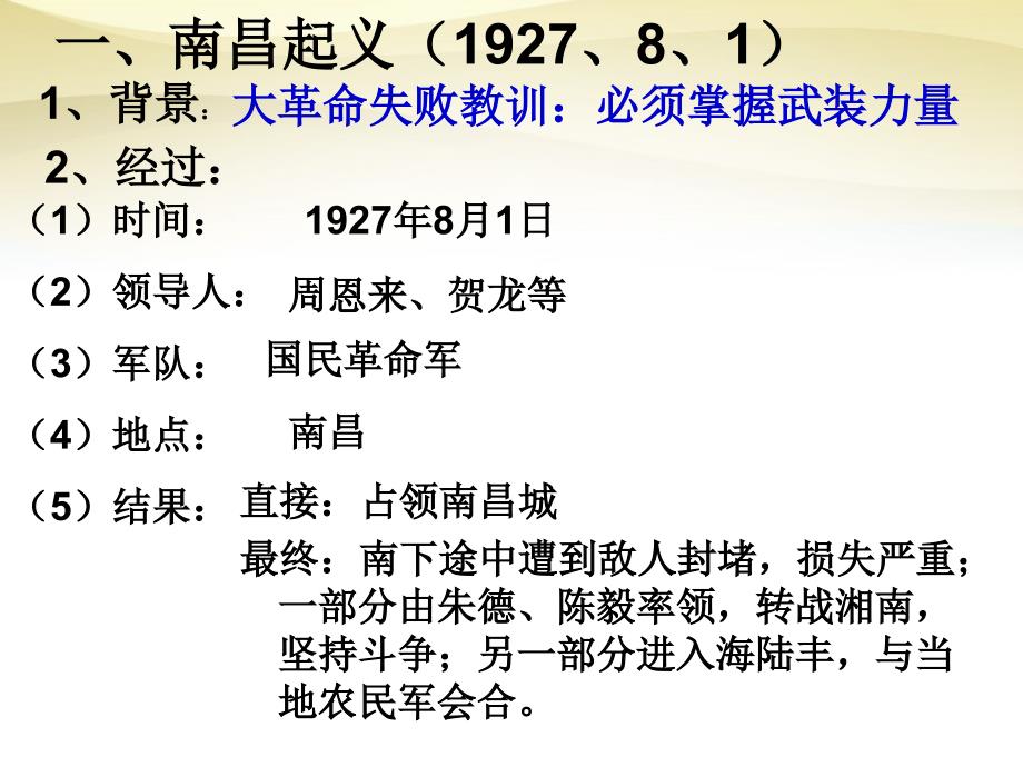 甘肃省静宁一中高中历史 第15课 国共十年对峙课件 新人教版必修1_第3页