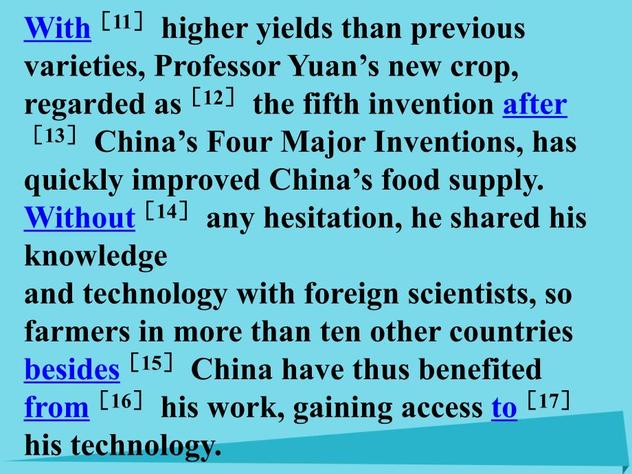 2018年高考英语一轮总复习 第三部分《读语篇 悟语法》介词课件 新人教版_第3页